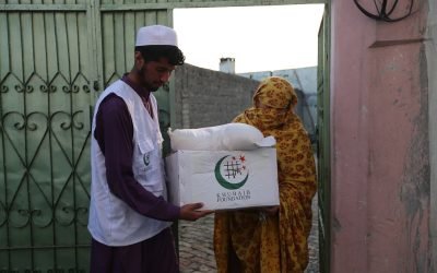 Khubaib Foundation delivers ration essentials directly to those in need.