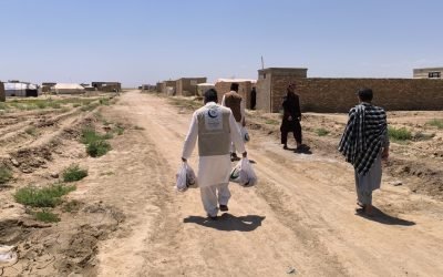 Khubaib Foundation distributes Qurbani meat to the needy during Eid celebrations.