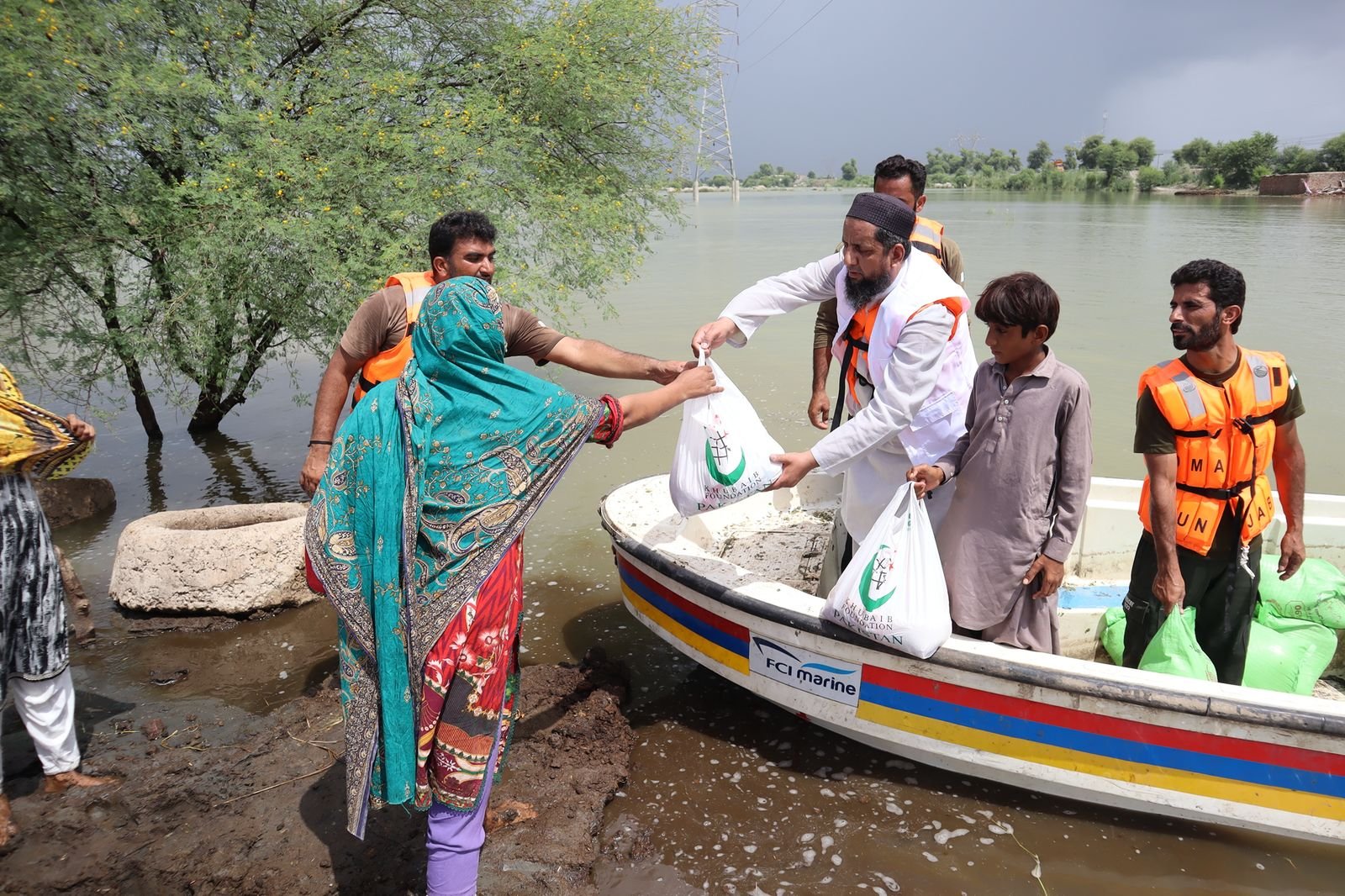 Khubaib Foundation sending Aid to Flood affected areas