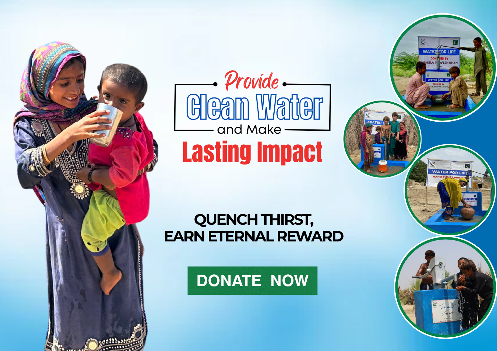 Water For Life Mobile Banner