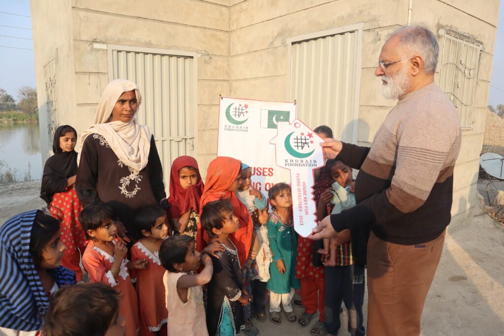 CM Khubaib Foundation Gifting Houses to Flood Victim Widows