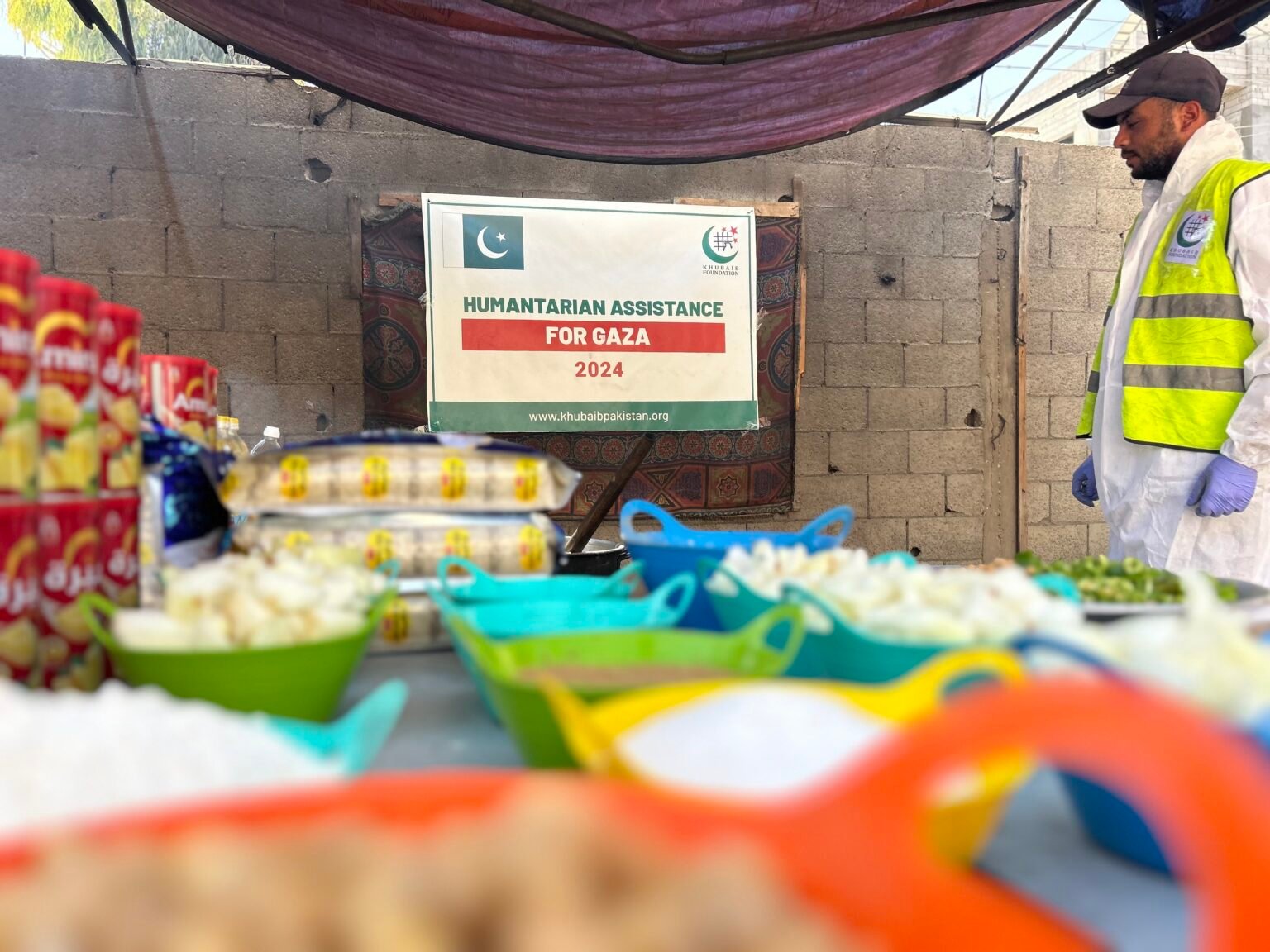 Cooking Food For Gaza Khubaib Foundation