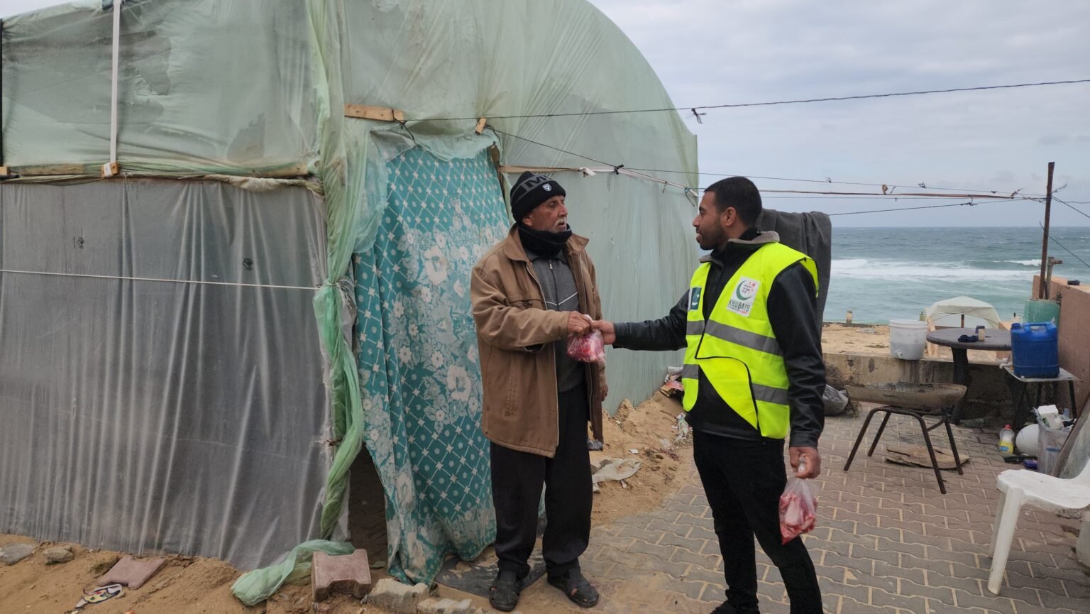 Food Distribution by Khubaib Foundation in Gaza