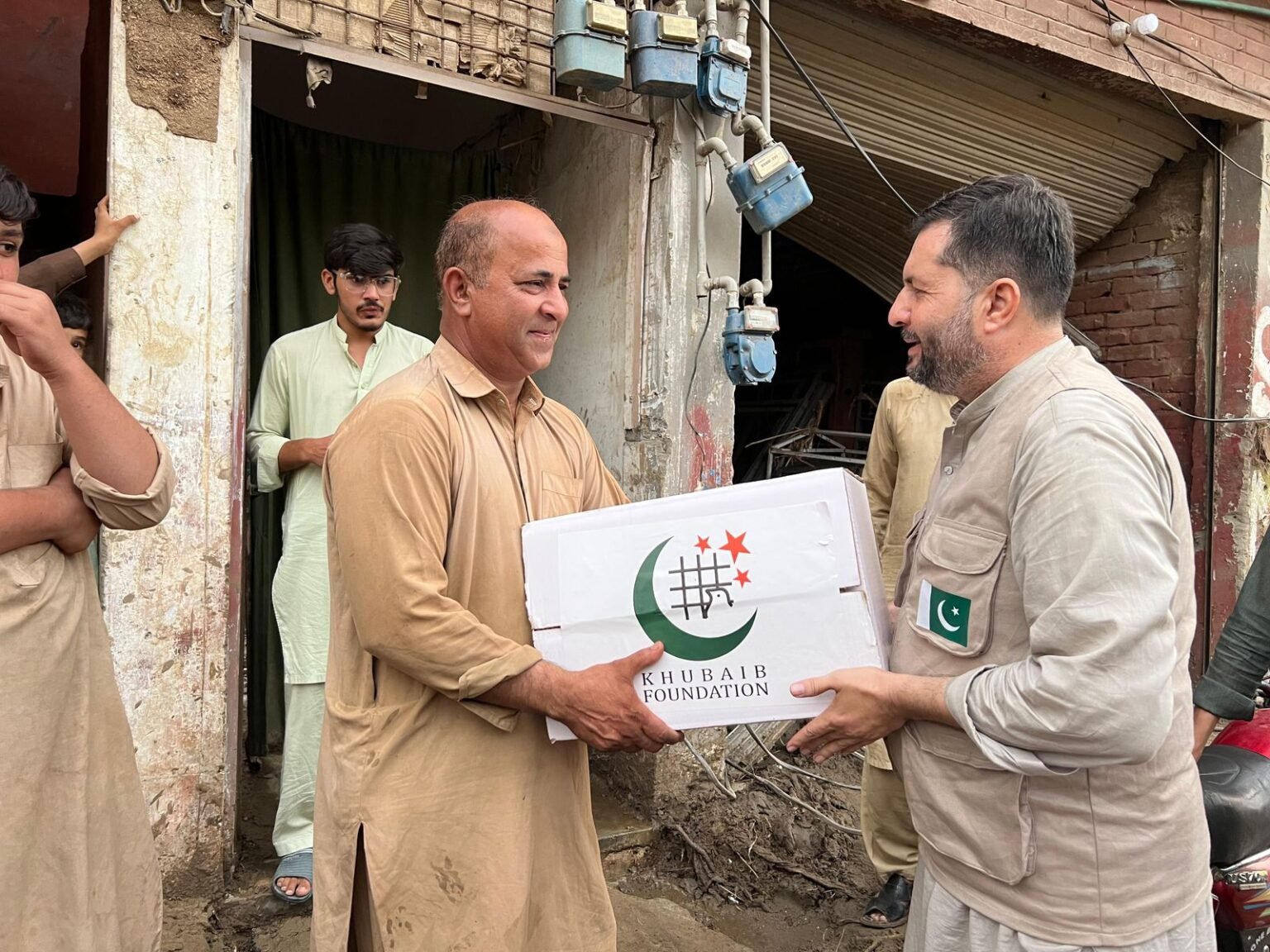 Khubaib Foundation Flood relief activity in KPK 2025