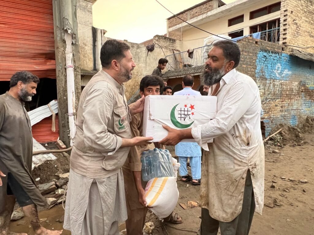 Khubaib Foundation Flood relief activity in Sawat 2025
