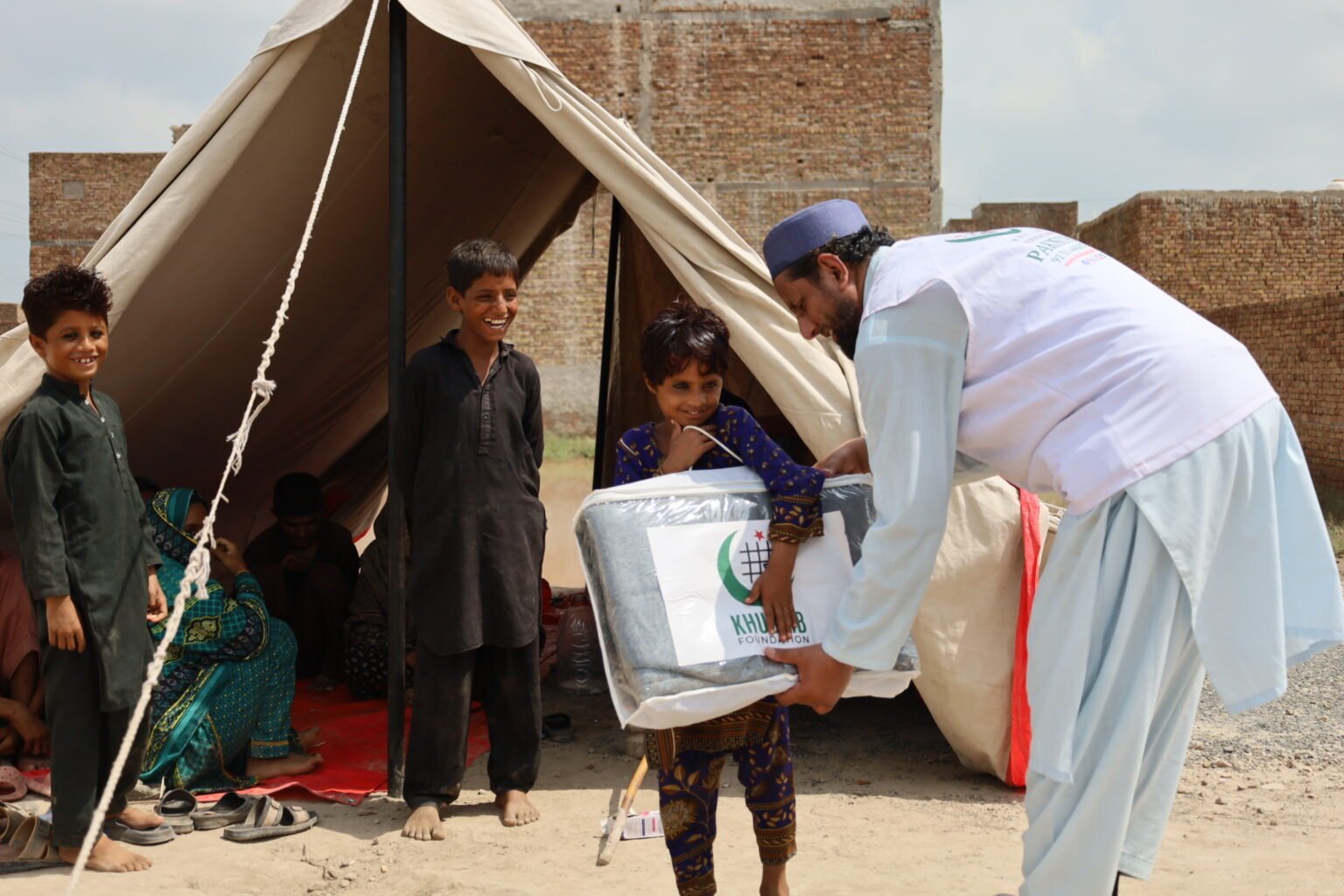 Flood Emergency relief Khubaib Foundation