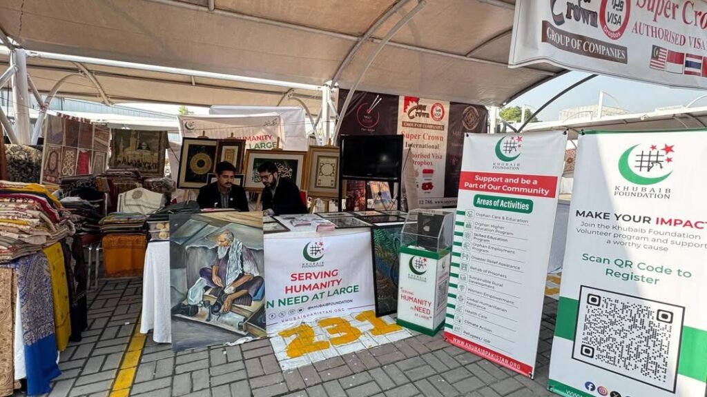 Khubaib Foundation Presents Humanitarian Efforts in PFOWA Annual Charity Bazaar 2025