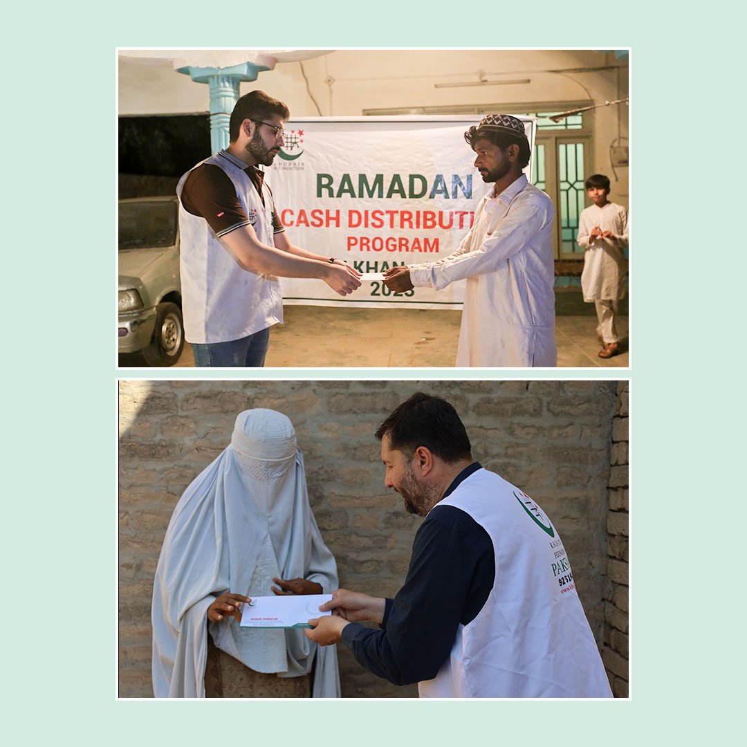 Cash Distribution Ramadan Campaign - Khubaib Foundation