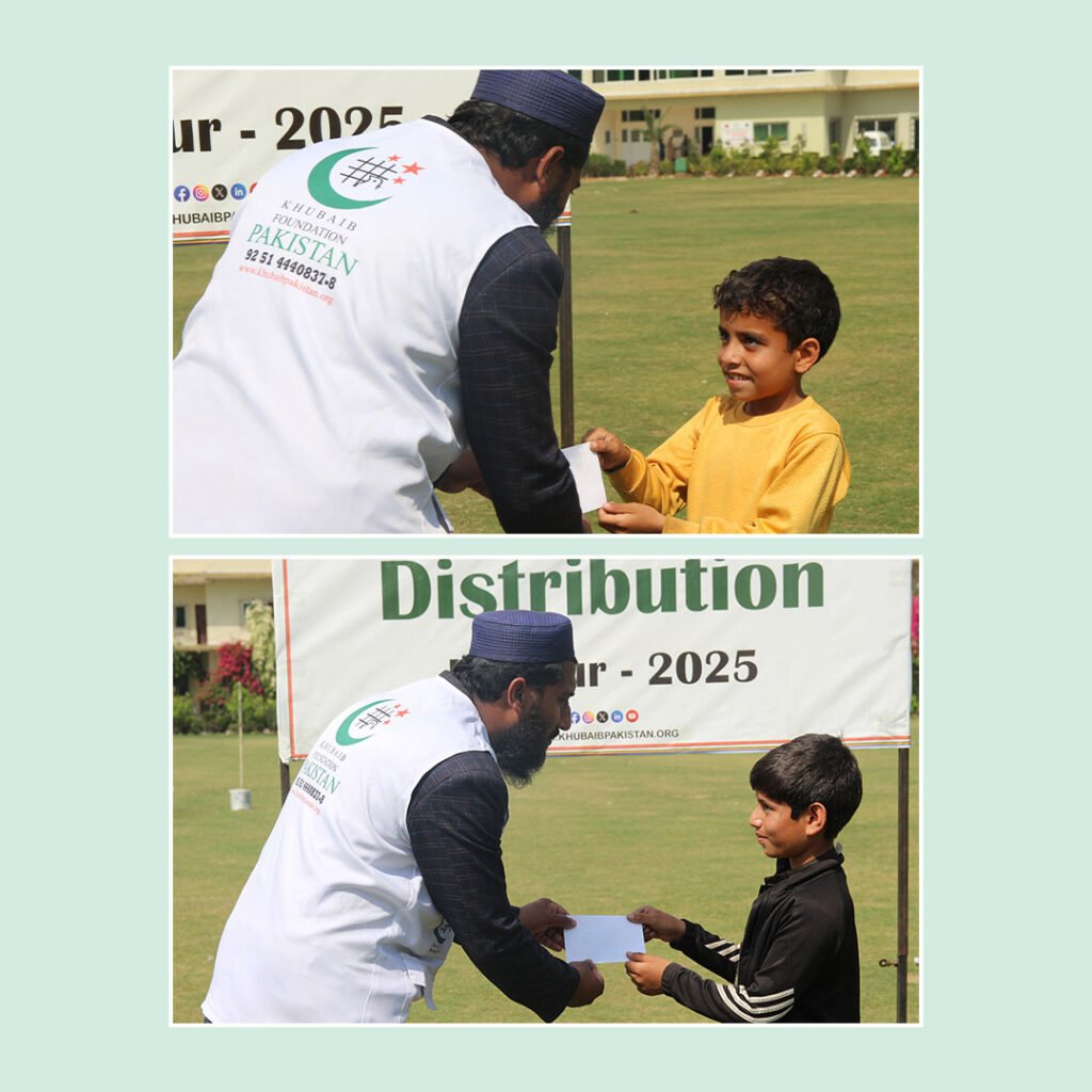 Cash Distribution to Orphans - Khubaib Foundation