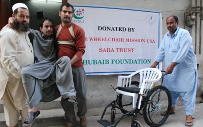 distribution of wheelchairs